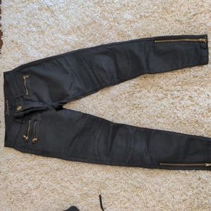 Dynamite coated moto jeans